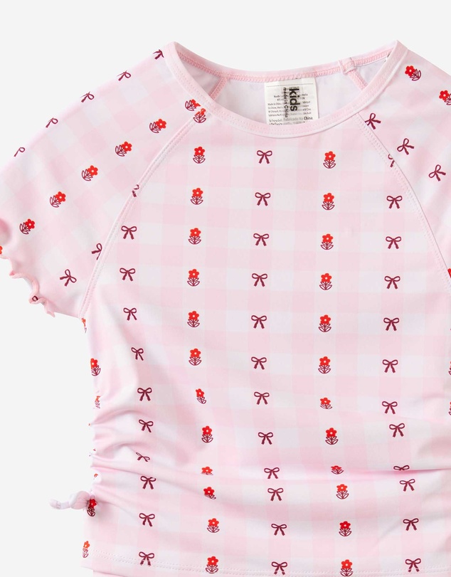 Cotton On Kids - Florence S/S Rashie And Bikini Bottom Set