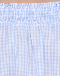 Petal & Pup - Kennedy Smock Mini Dress - Blue Gingham