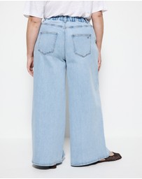Commonry - Elasticated Wide Leg Jean