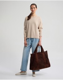 Oxford - Lexie Cotton Crew Neck Knit