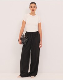 Calli - Hayes Wide Leg Drawstring Pants