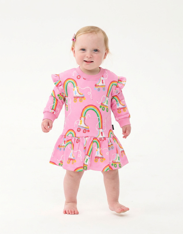 Rock Your Baby - Let The Good Times Roll Baby Jessica Frill Dress