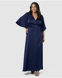 Pink Dusk by Curve Project - Glitz and Glam Maxi Dress