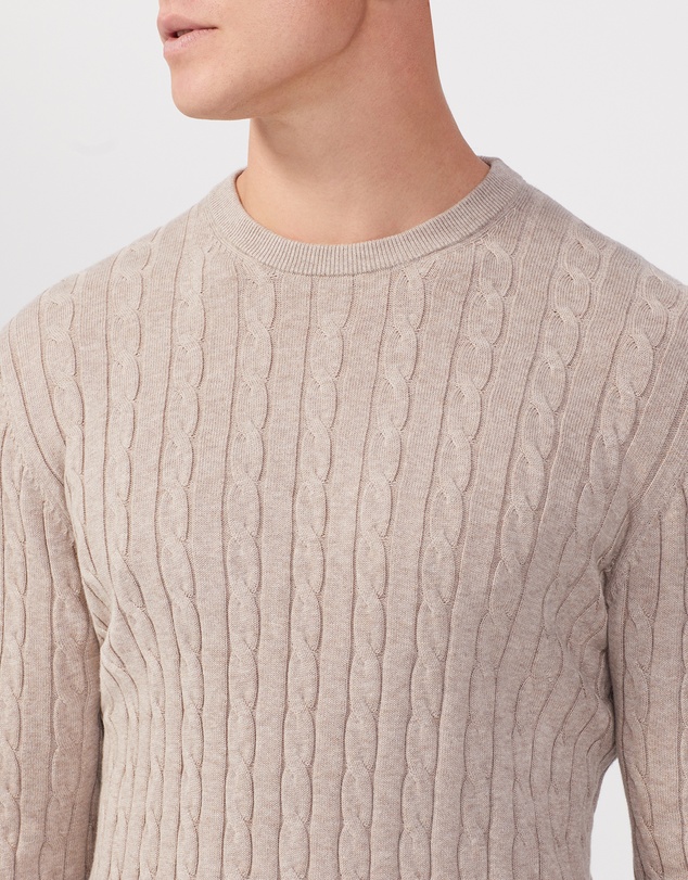 Van Heusen - Cotton Cable Knit Sweater