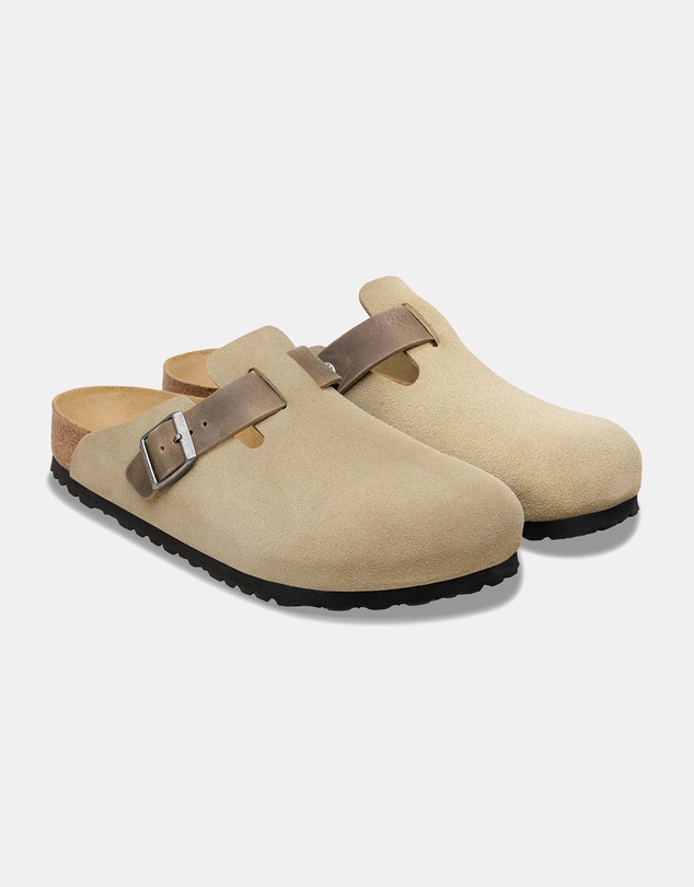 Birkenstock - Boston Oiled Suede Leather Regular Shoes - Unisex
