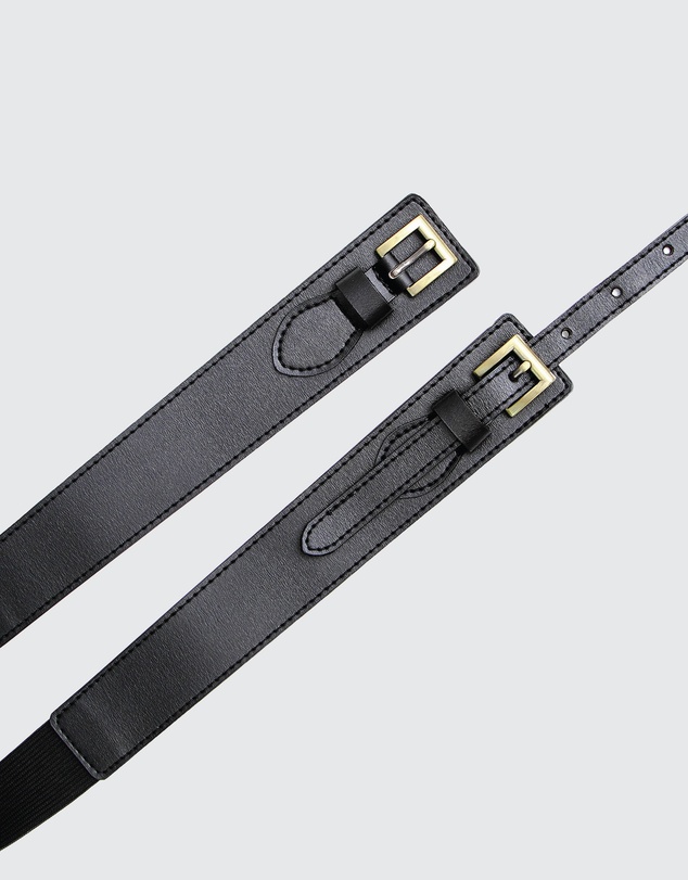 Belle & Bloom - London Fog Leather Waist Belt