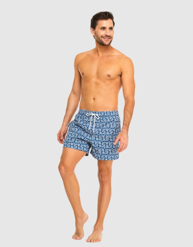 Tolu Australia - Boardshorts with Blue Fishes