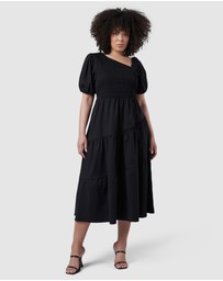 Something 4 Olivia - Miley Asymmetric Midi Dress