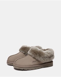 EVERAU - Australian Shepherd Ugg Homey Special Cow Suede Upper House Shoes