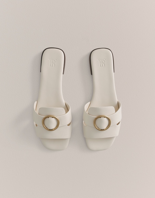 Trenery - Liora Slide in Alabaster