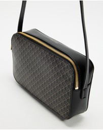 Calvin Klein - Emblem Allover Print Elongated Camera Bag