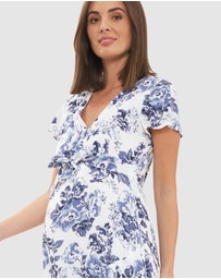 Ripe Maternity - Georgia Tie Front Dress