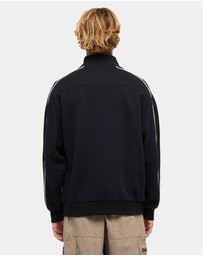 Billabong - Mens Spec Panelled 1/4 Zip Mock Neck Fleece Top