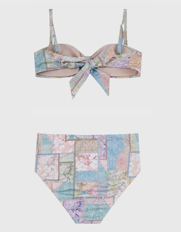 Aqua Blu Kids - Brindle Bandeau Bikini Set - Teens