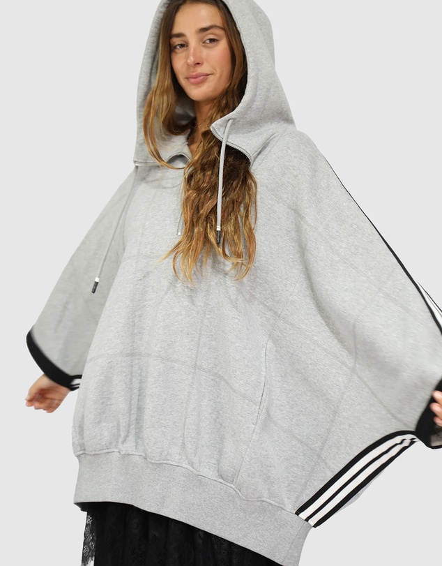 Belle & Bloom - Living by the Ocean Oversized Striped Hoodie