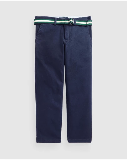 Polo Ralph Lauren - Slim Fit Flex Abrasion Twill Pant - Kids - The Iconic Exclusive