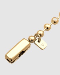 Kuzzoi - ICONIC EXCLUSIVE - Bracelet Male Ball 925 Sterling Silver Gold Plated