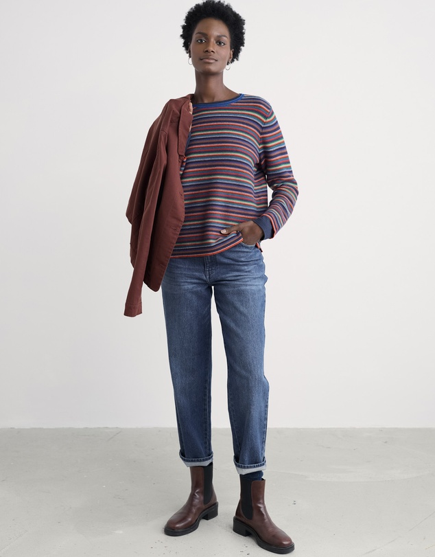 Seasalt - Seasalt Cornwall Multi Makers Cotton Jumper