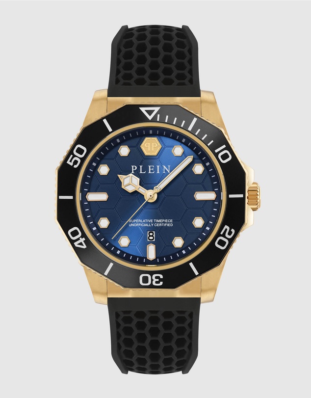 Philipp Plein - AQUASTORM 44mm Gold-Tone Analogue Watch