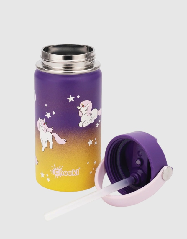 Tolu Australia - 400ml Insulated Kids Bottle With Unicorns