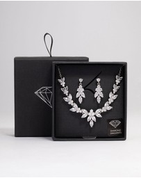 Lovisa - Silver Leafy Cubic Zirconia Vine Jewellery Set