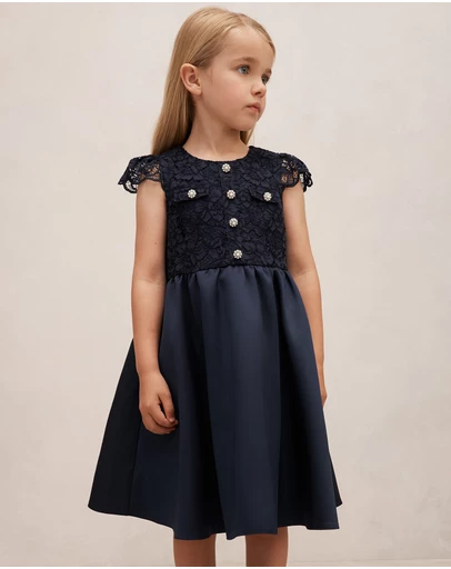 Forever New Girls - Francesca Girls Lace Taffeta Dress