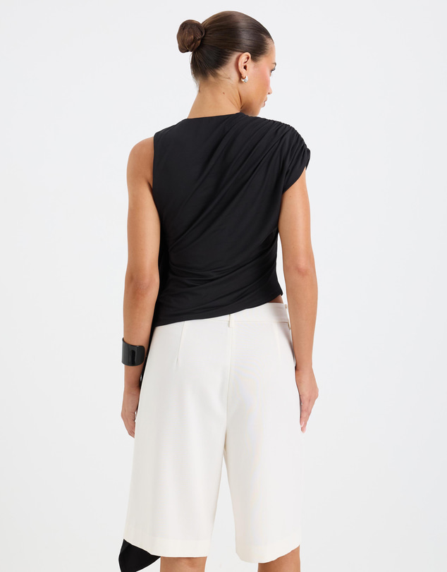 Calli - Mariana Drape Jersey Top