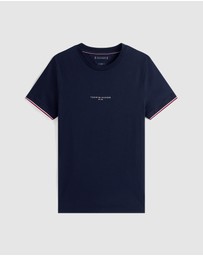 Tommy Hilfiger - Tommy Logo Tipped Tee