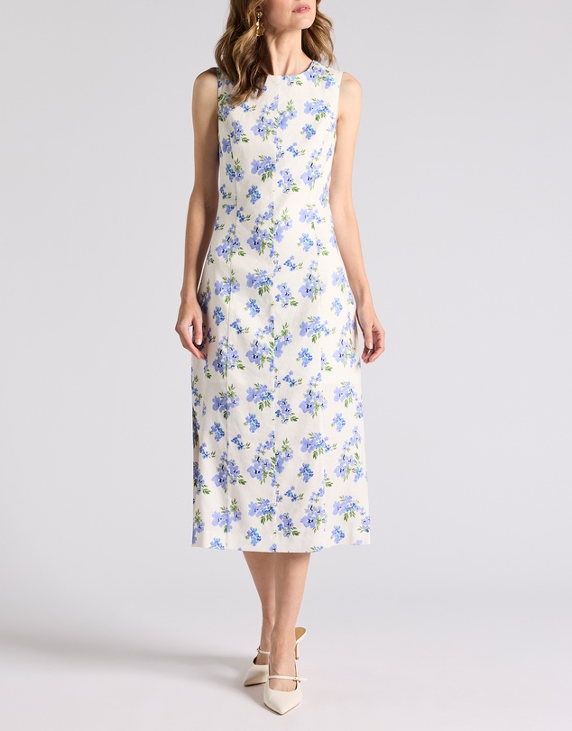 David Lawrence - Jacinda Stretch Linen Dress