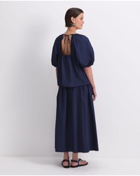 Sportscraft - Nila Tie Half Sleeve Blouse