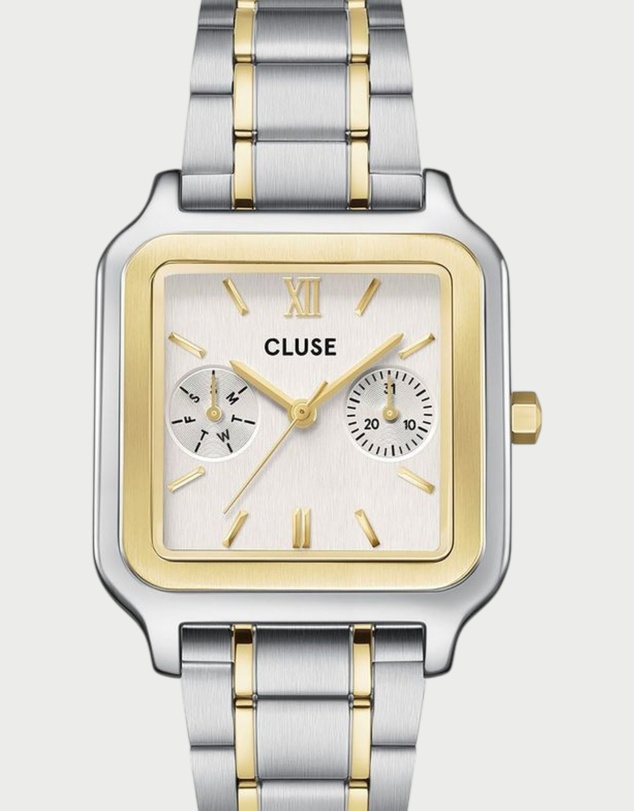 Cluse - CLUSE Gracieuse Multifunction, Steel, Silver, Two Tone