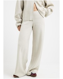 Subtitled - Agnes Rib Wide Leg Pants