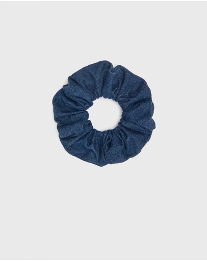 Maje - Denim scrunchie