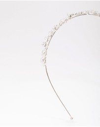 Lovisa - Silver Marquise Round Leaf Headband