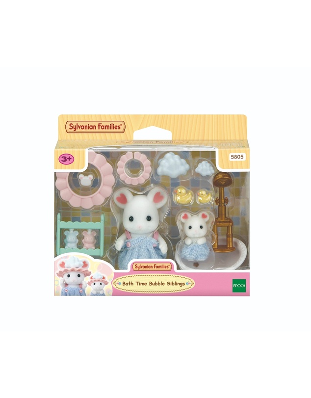 Sylvanian Families - Bath Time Bubble Siblings