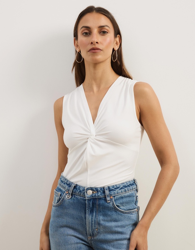 Atmos&Here - Zella Jersey Knot Tank Top