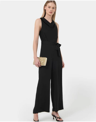 Forcast - Kalista Cowl Neck Jumpsuit