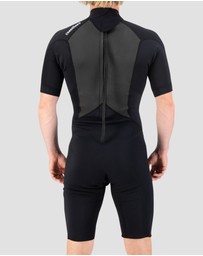 Coastlines - Classic Mens 2mm Back Zip Springsuit