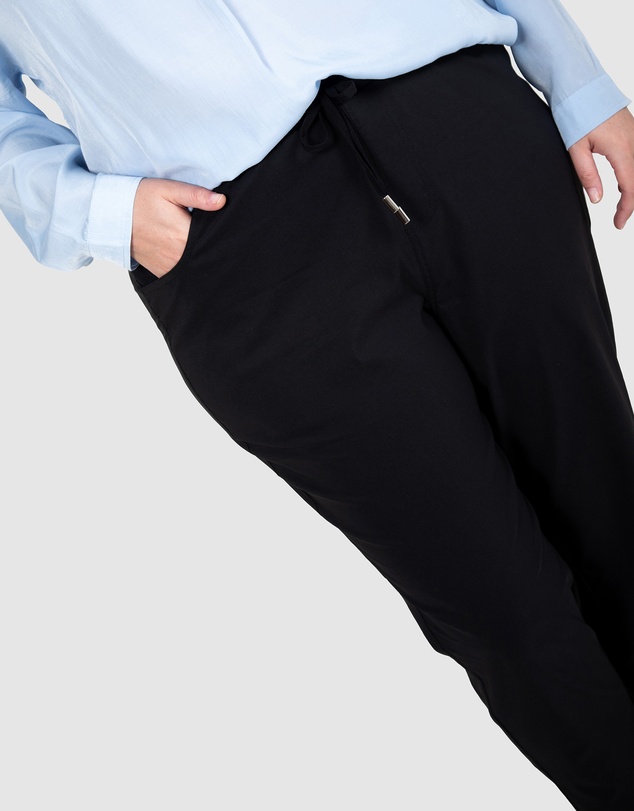Love Your Wardrobe - Ally Twill Stretch Drawcord Pants