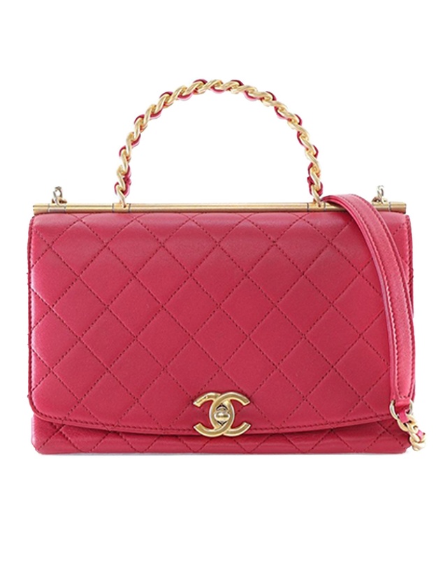 Pre-Loved by Azura Reborn - Pre-Loved Medium Quilted Lambskin La Parisienne Flap