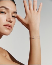 Kirstin Ash - Petite Birthstone Bracelet July Ruby