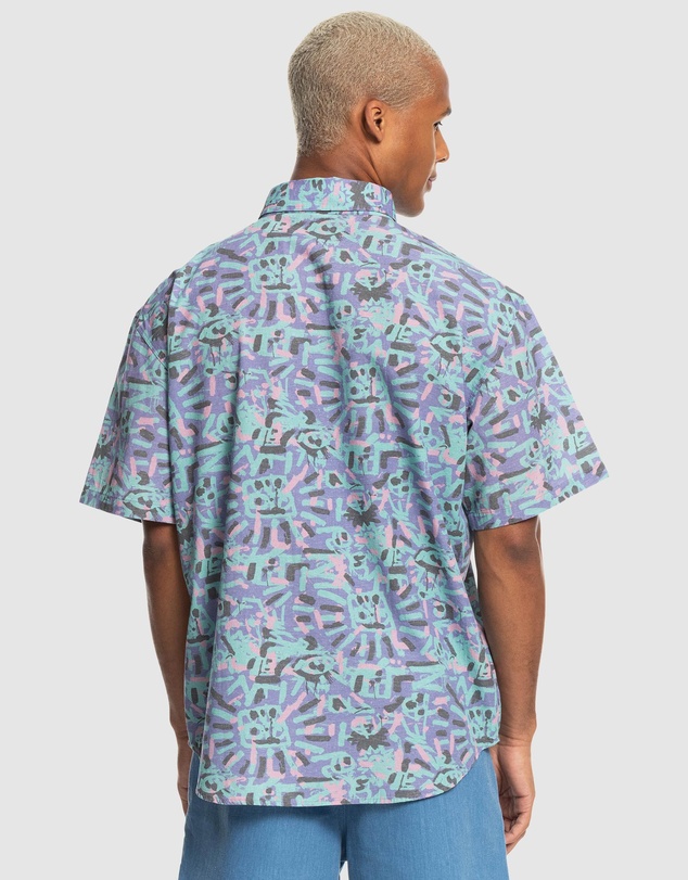 Quiksilver - Quiksilver X Stranger Things Mens The Lenora Short Sleeve Shirt