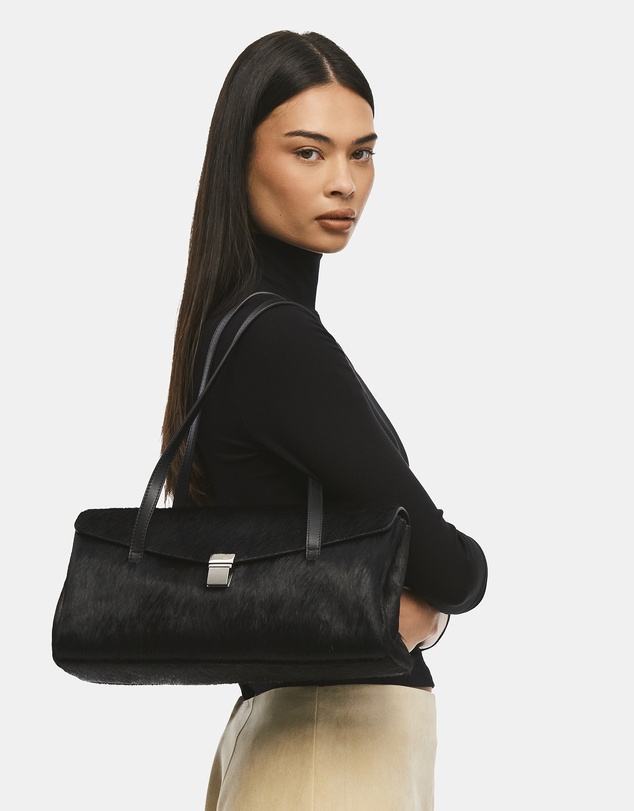 Nakedvice - The Abel Black Pony Hair Bag