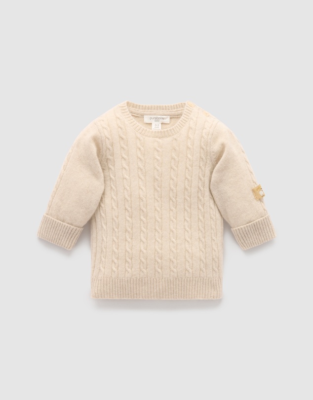 Purebaby - Cashmere Jumper -Kids-Babies