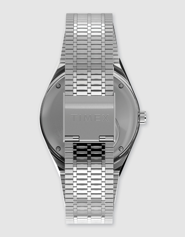 TIMEX - Timex x Seconde Seconde Collab Limited Edition Silver Tone Watch
