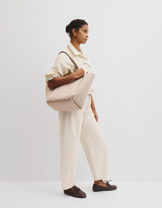 Country Road - Stripe Knit Shopper