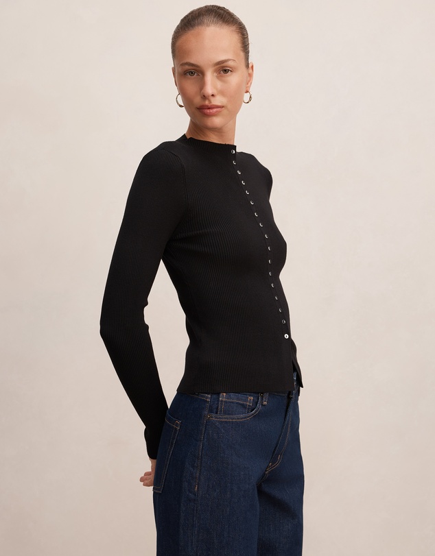 Forever New - Francis Button Detail Top