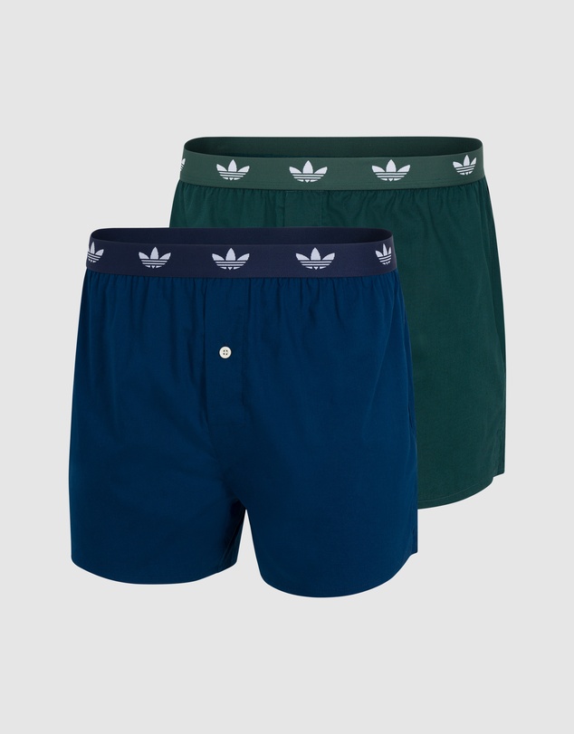 adidas Sportswear - 2 Pack Comfort Core Cotton Icon Boxer Underwear