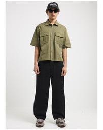 Black Noise White Rain - Raven Relaxed Jean