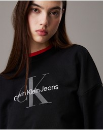 Calvin Klein Jeans - Monologo French Terry Relaxed Sweatshirt
